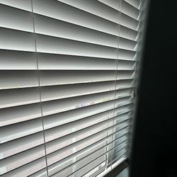 Large White Window Blinds 