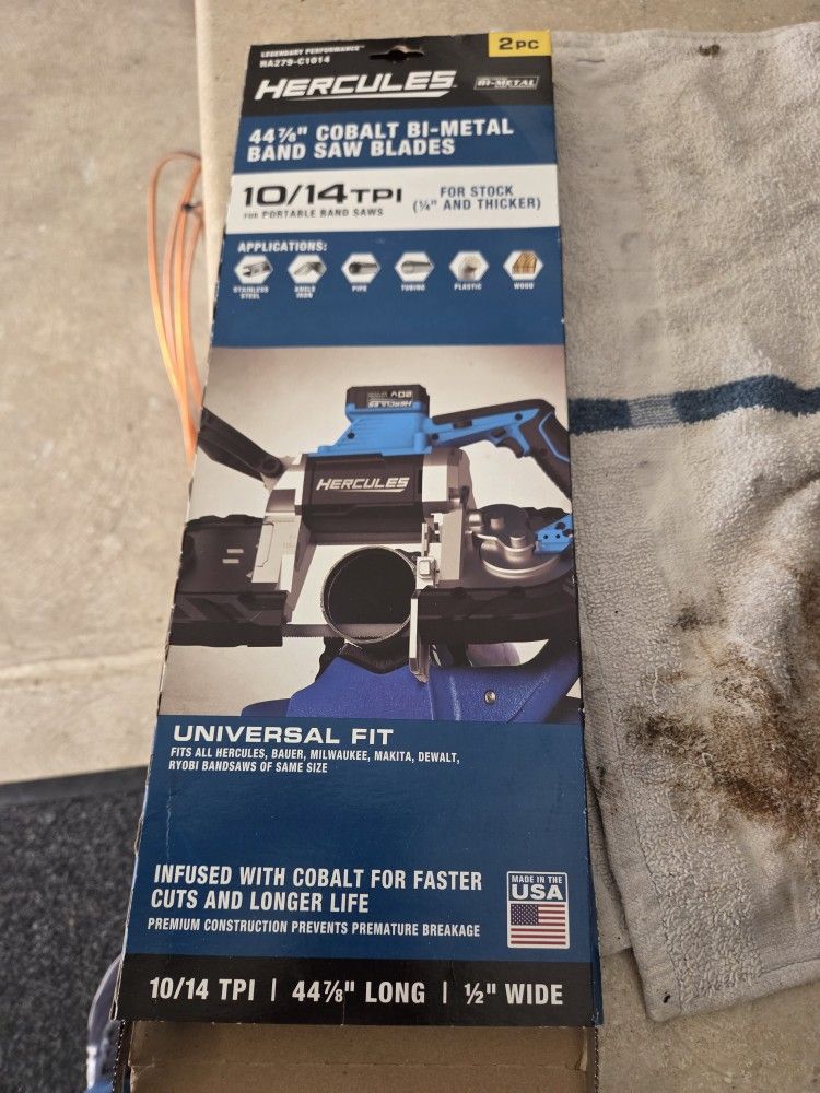 2.. Brand new bandsaw blades..