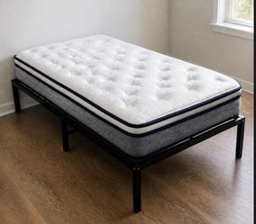 ••••Twin Platform Bed with Mattress ••••