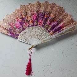 PRETTY HANDHELD FAN OR SMALL REINDEER STUFFED ANIMAL, PRICE IS PER EACH