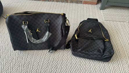 Michael Jordan, Duffel Bag And Book Bag.