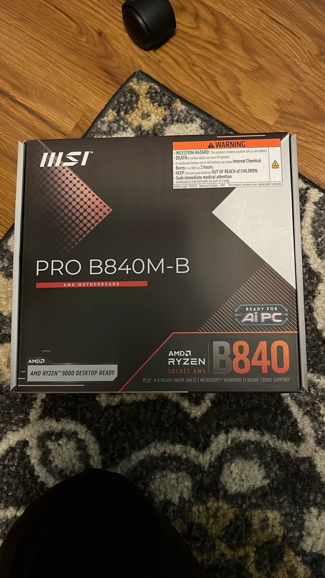 MSI Pro B840M-B AMD Motherboard