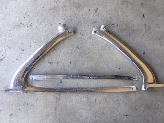 1961 1962 Impala Inside pillar & headliner aluminum trims