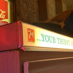 Vintage 7 Up Sign