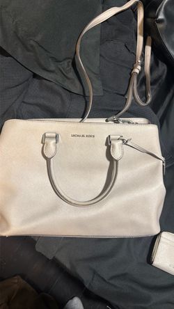 Gray Michael Kors bag with matching wallet