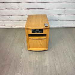 Comfort Zone Oak Quartz Infrared Heater W/ Remote CZ2011