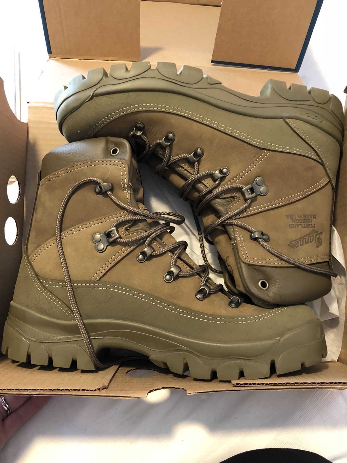 New DANNER ICH 7” Olive Military Boots 43515X Size MEN W 8.5 for 