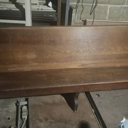 Oak Antique church Pew