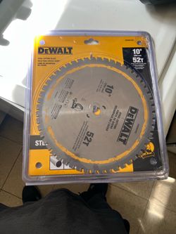DeWalt 10" 52T Steel Cutting Saw Blade