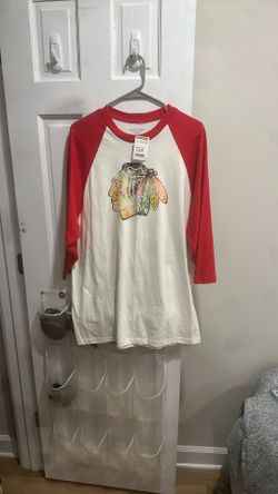 Blackhawks Baseball T-shirt (3/4 Sleeve) - Brand New