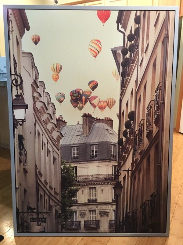 IKEA Framed Art - Hot Air Balloons Over Paris
