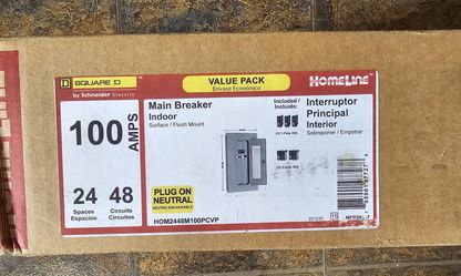 100AMP Electric Indoor Main Breaker Panel