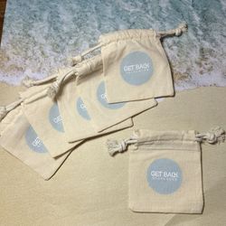 Get Back Surfer Necklaces Cotton Burlap Baggies (no necklaces) 