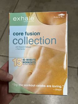 Exhale course fusion collection workout DVDs