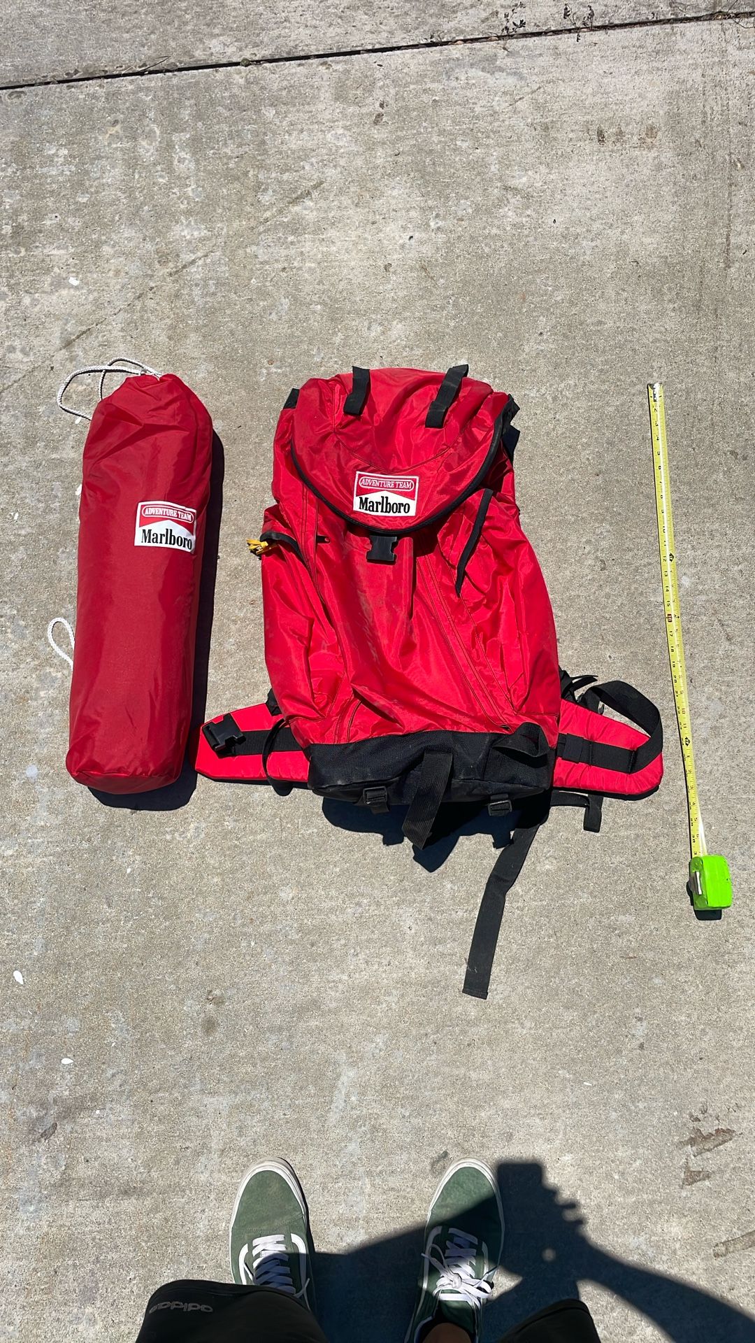 Marlboro Adventure Team Tent And Hiking Backpack