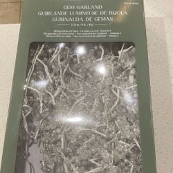 Gem Garland White Led Lights