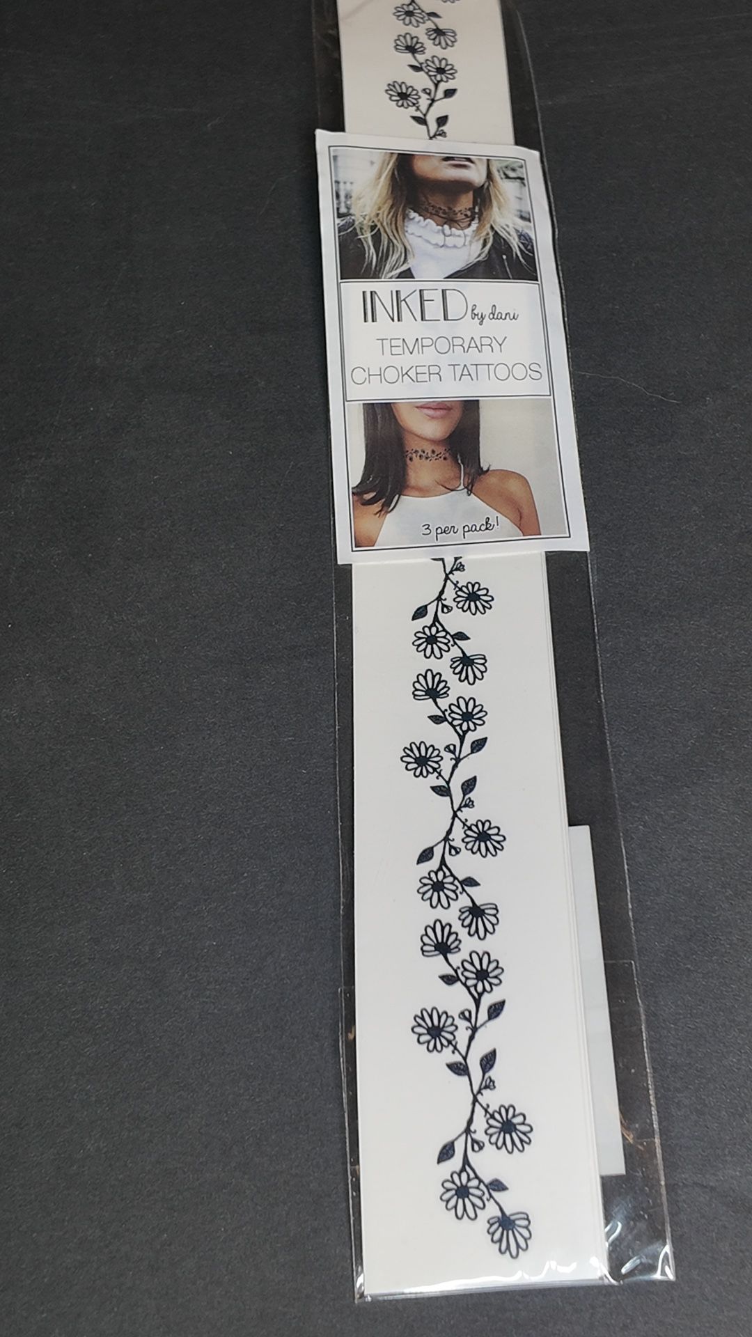 Inked by Dani – Floral Temporary Choker Tattoos (3-Pack)