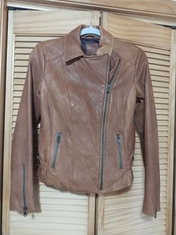 GAP Leather Quilted Women's Jacket XSM