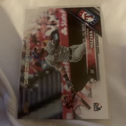 Nomar Mazara RC 2016 Topps Update #US295  Baseball Card