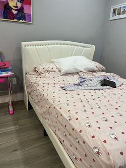 Base De Cama Blanca