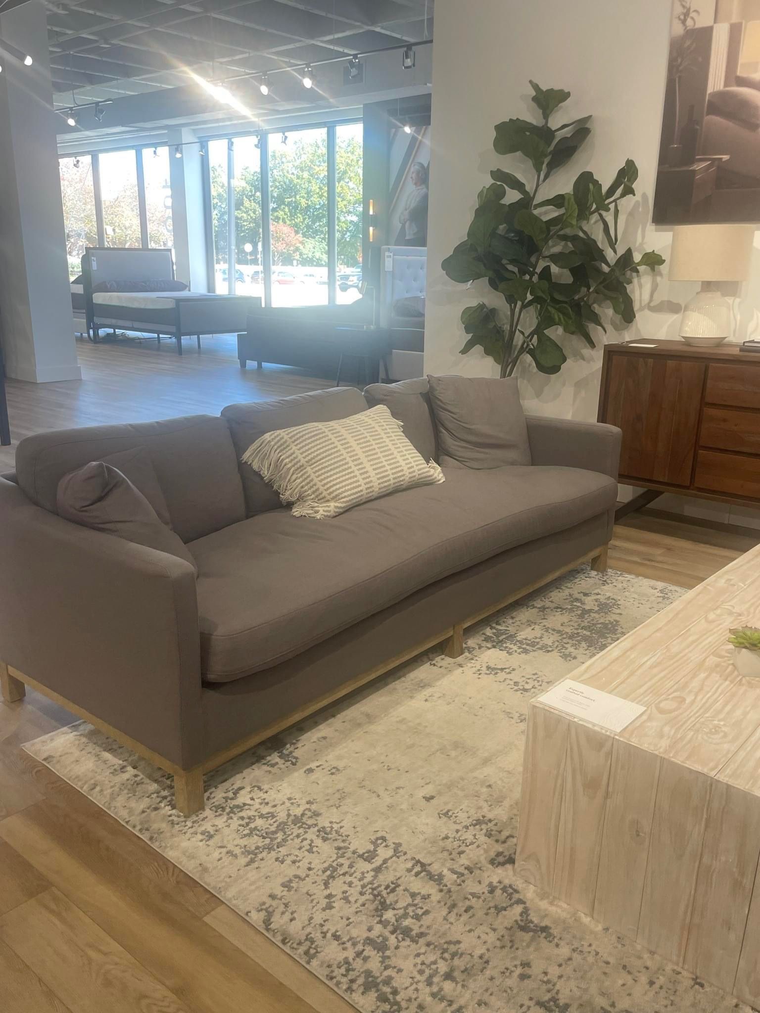 Grey Performance Sofa & Love Seat Model Display Markdown