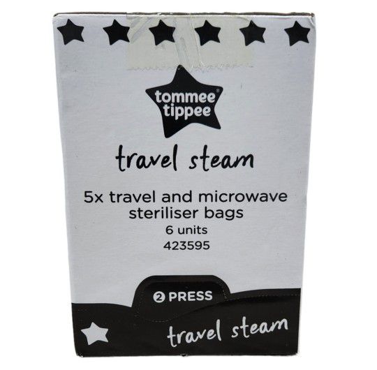 Tommee Tippee Travel Steam Microwave Sterilizer Bags 6 Units