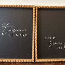 Wall Art - Take Time To Make Your Soul Happy Canvas