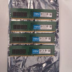 DDR4 RAM Crucial 4X16GB (64GB Kit)