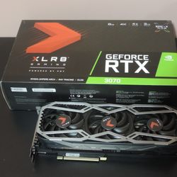 PNY Tarjeta gráfica GeForce RTX™ 3070 8GB XLR8 Gaming REVEL EPIC-X RGB™ Triple Fan LHR