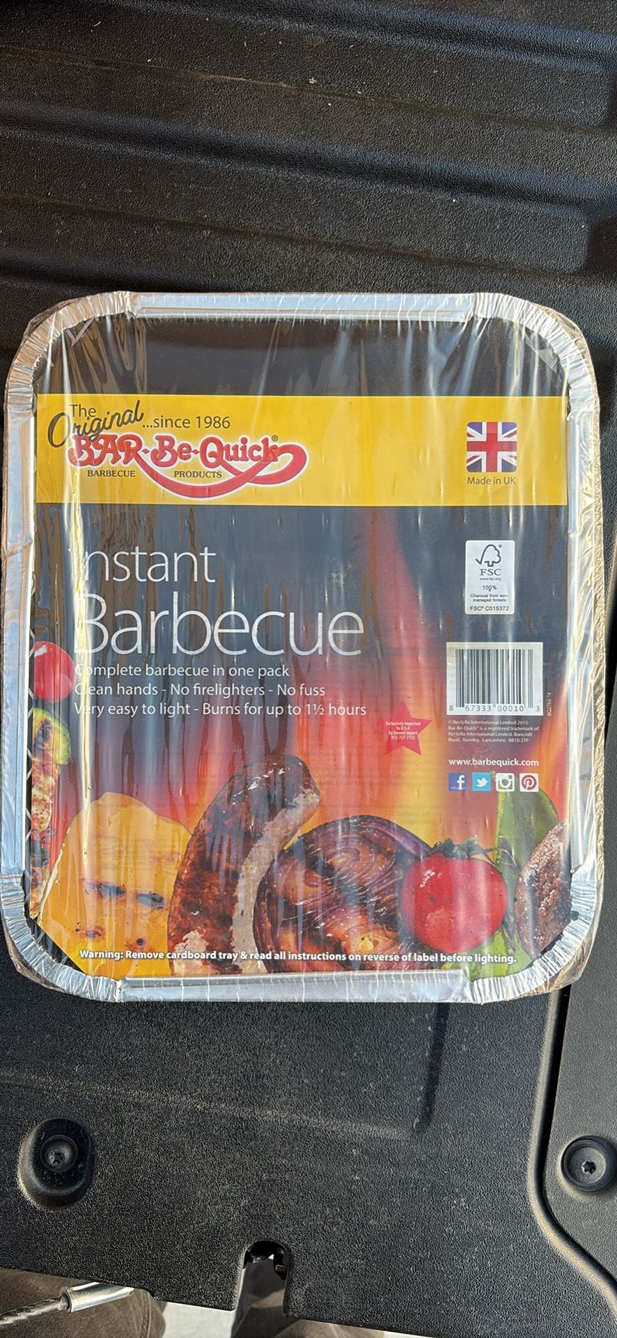 Bar-Be-Quick instant barbecue