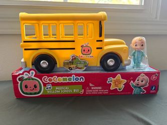 CoComelon Musical Yellow School Bus Toy