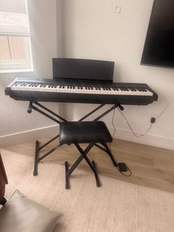 Yamaha P-115 Digital Piano – 88 Weighted Keys – Complete Set