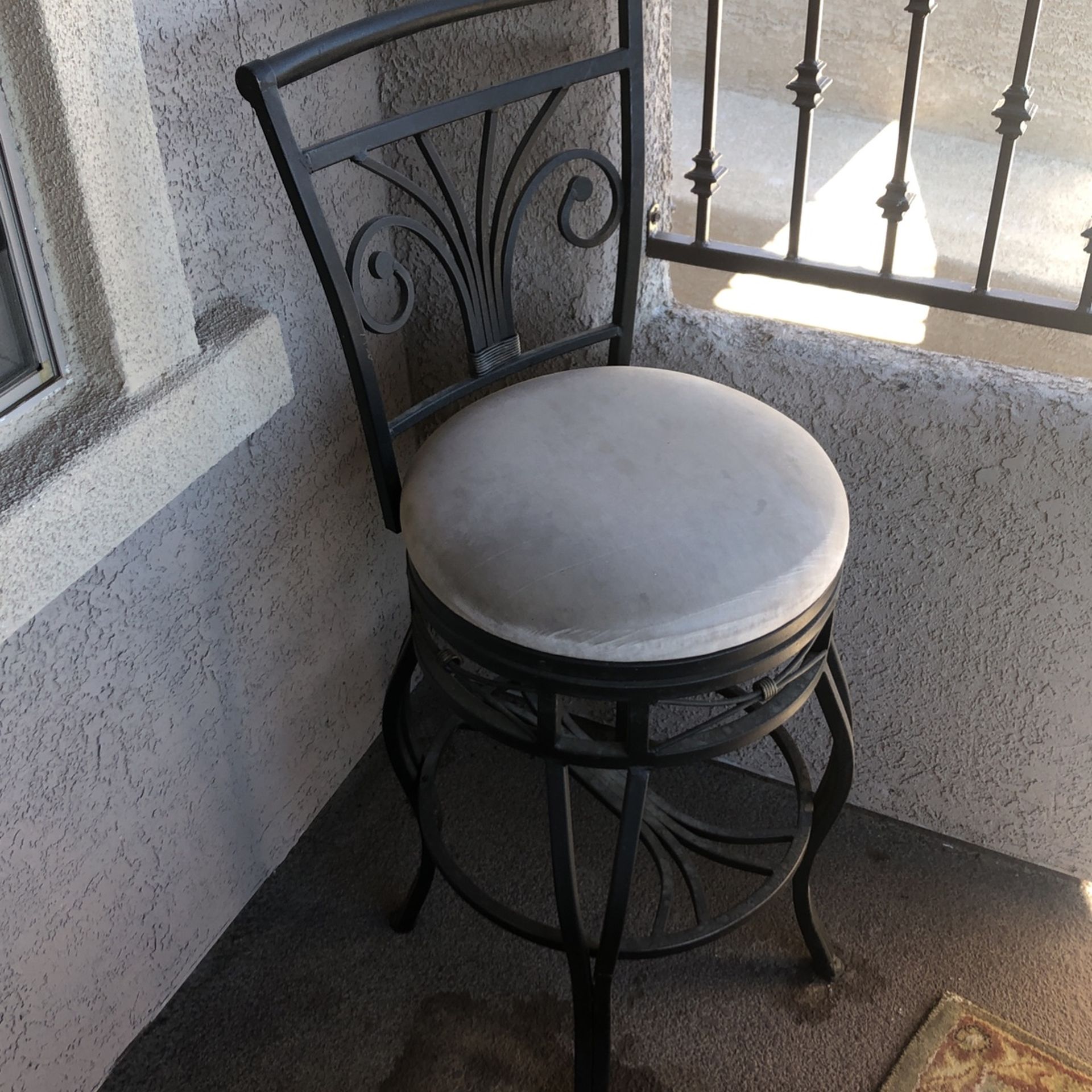 2 Metal Bar Stools For $30