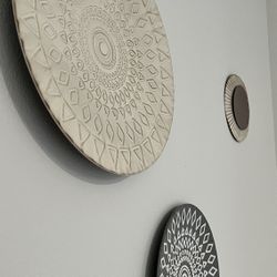 Metal Walk Decor 3 Pieces 