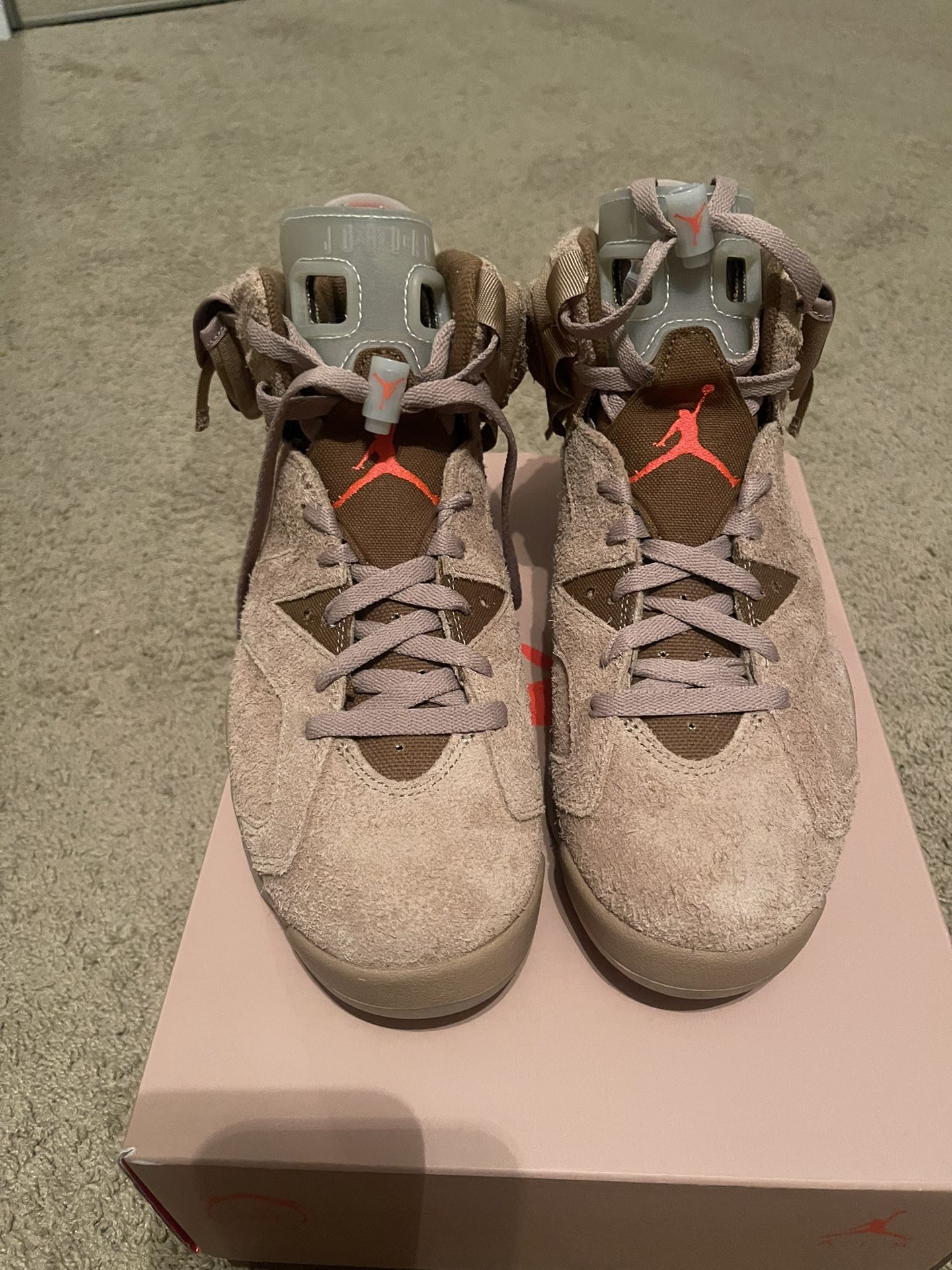 Jordan 6 Travis Scott British’s Khaki Size 9.5 New