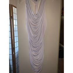 Womens White Bebe Dress