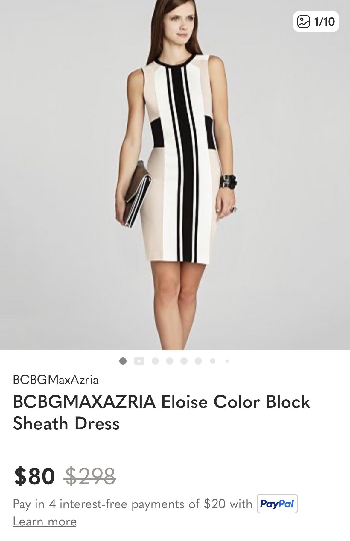 BCBG MAX AZRIA sheath dress size S