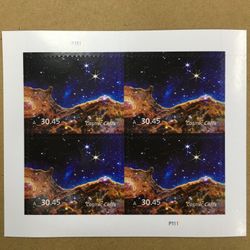 1 Sheet 🇺🇲 $30.45 Stamps USPS Priority Mail - Express Overnight Postage