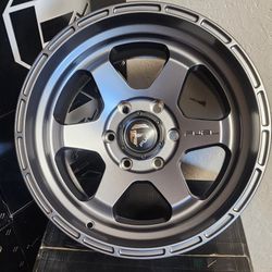 NEW 17" FUEL SHOK D665  WHEELS RIMS Chevy GMC Toyota Nissan 