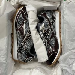 Bottega Veneta Orbit Shoes Burgundy Size 10