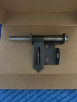 Steel Slide Bolt 5-3/4” Wide X 4” Height Overall Size 1/2” Bolt