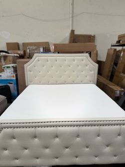 King Size Bed + Box Spring + Mattress $300/3pcs