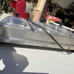 3 Station Warmer Plate