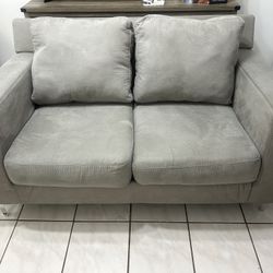 Gray Loveseat Sofa 