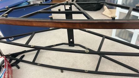 Glass tv stand