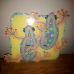 Cute Hand painted Metal Switch Cover