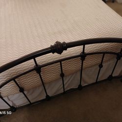Wayfair Bronze Iron Queen Headboard and Footboard. FREE!