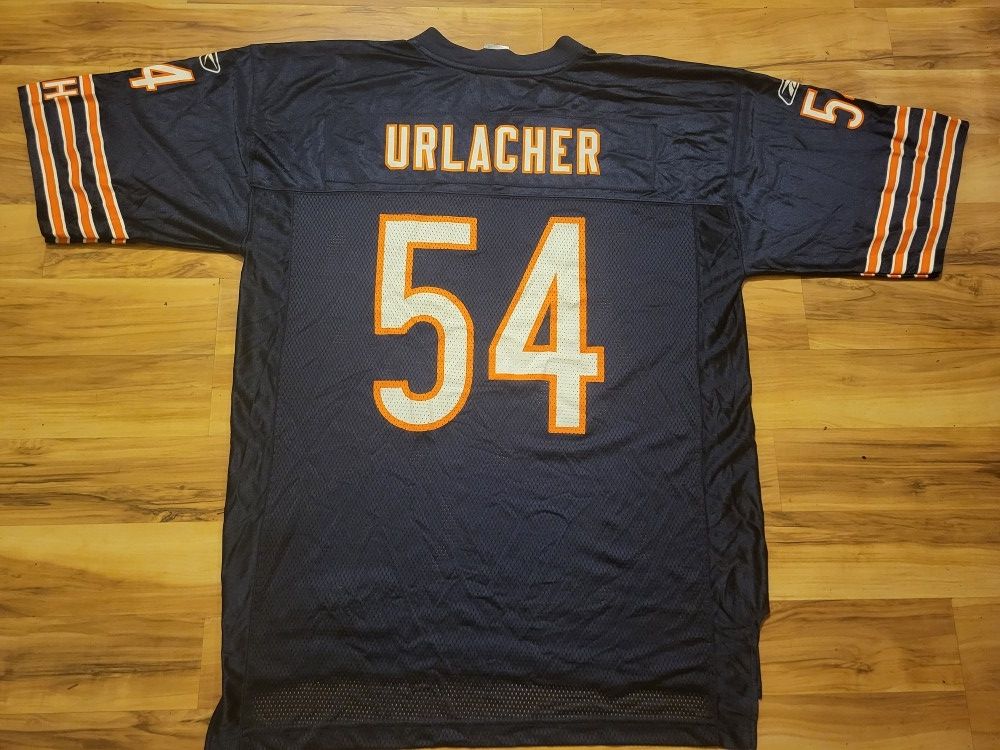 New Condition Retired Reebok NFL Equipment Brian Urlacher Chicago Bears Jersey! #54 Officially Licensed! Size Large!