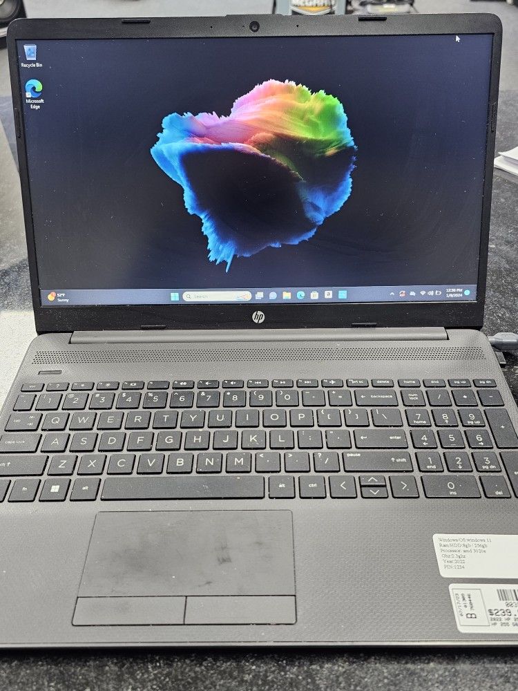 2022 HP 255 G8 Laptop. ASK FOR RYAN. #00(contact info removed)