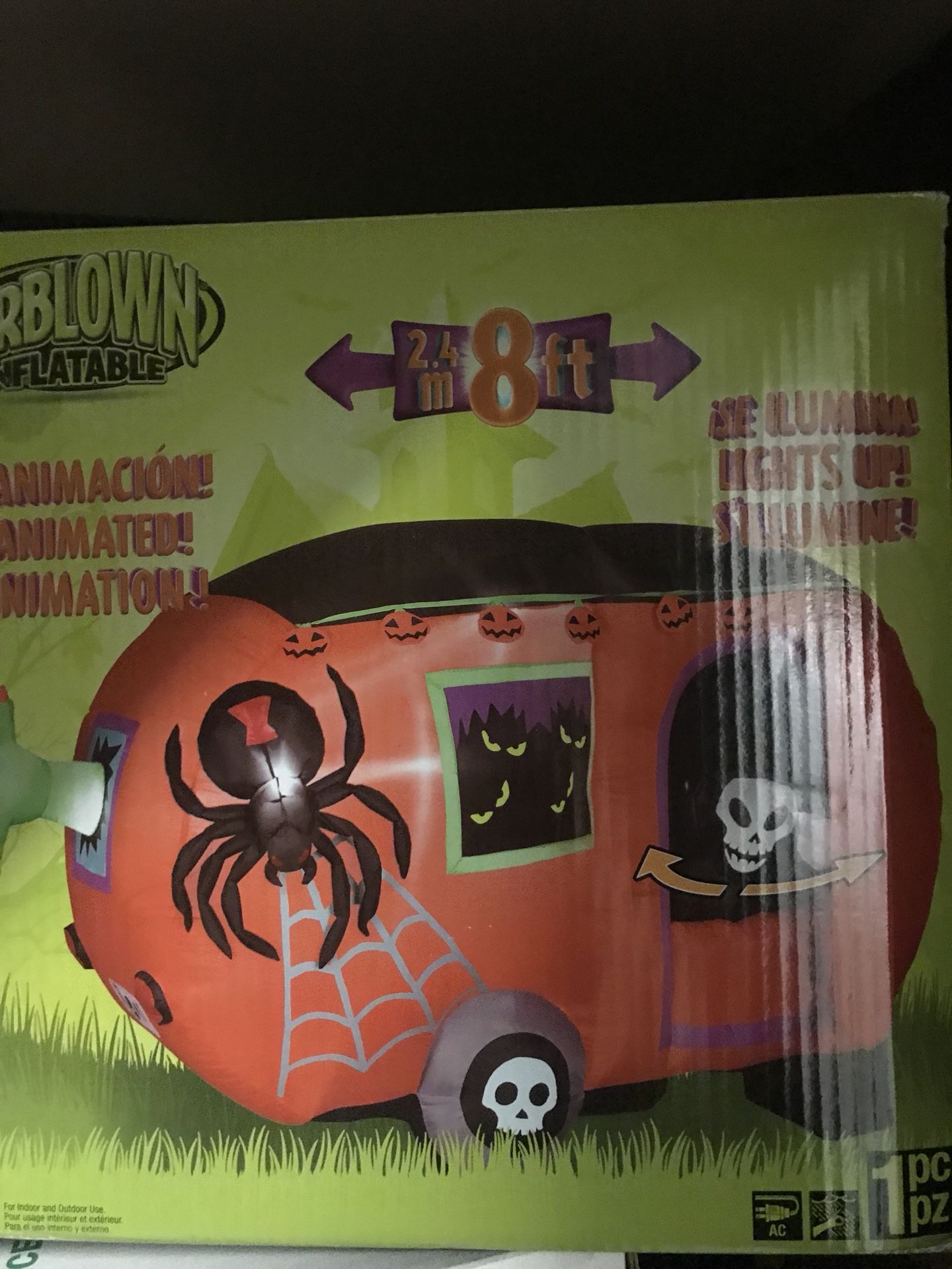 Gemmy Airblown Animated Halloween Camper Inflatable